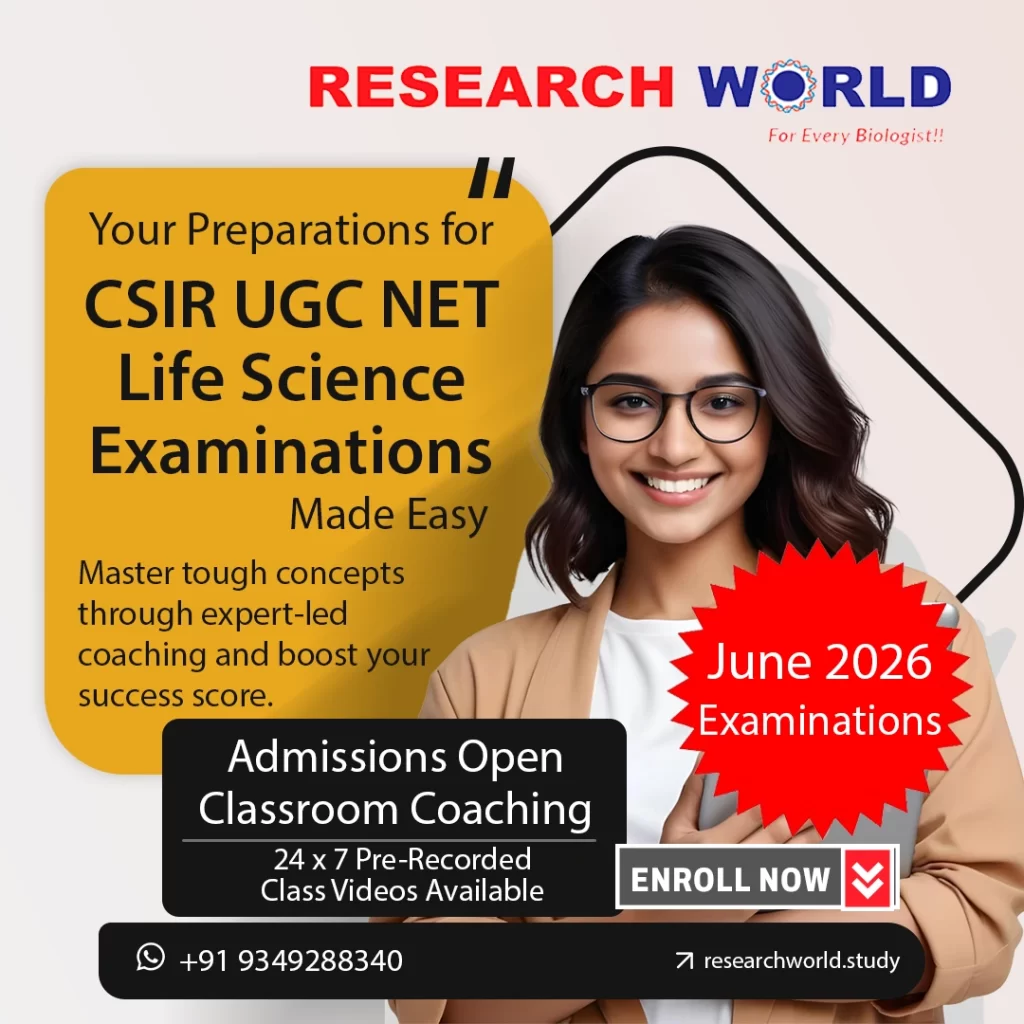 CSIR UGC NET Life Science Coaching